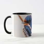 Blauer Vogel, Barschschlucken Tasse (Links)