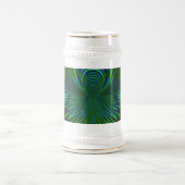 Blauer Vogel Bierglas (Mittel)
