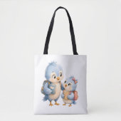 Blauer Vogel Bruder Everyday-Tasche Tasche (Vorderseite)