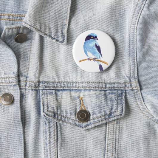 Blauer Vogel Button (Beispiel)