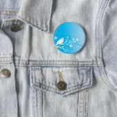 Blauer Vogel Button (Beispiel)