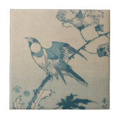 Blauer Vogel Fliese (Vorderseite)