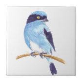 Blauer Vogel Fliese (Vorderseite)