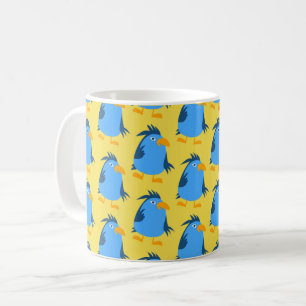 Blauer Vogel für Kinder Kaffeetasse