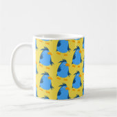 Blauer Vogel für Kinder Kaffeetasse (Links)