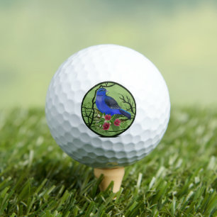 Blauer Vogel Golfball