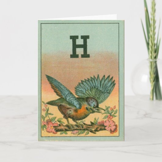 Blauer Vogel H (Vorderseite)