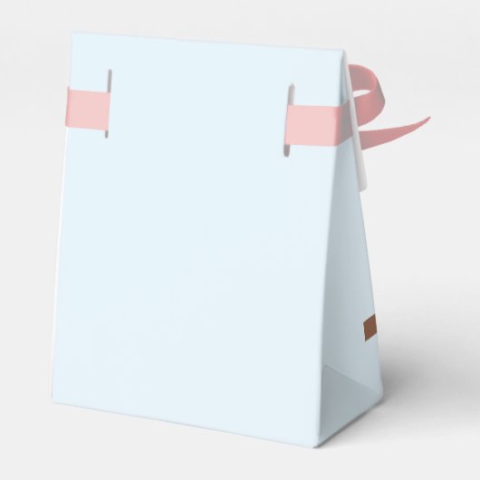 Blauer Vogel in Blossom Tree Geschenkschachtel (Rückseite)