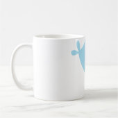Blauer Vogel Kaffeetasse (Links)