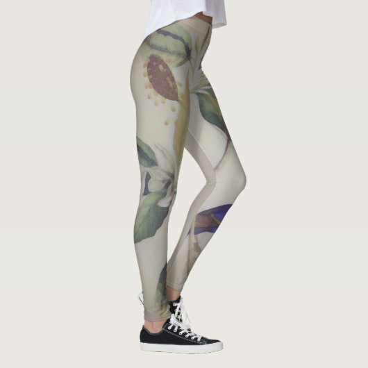 Blauer Vogel - Leggings (Rechts)