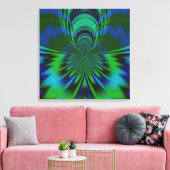 Blauer Vogel Leinwanddruck (Insitu (Wohnzimmer))