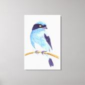 Blauer Vogel Leinwanddruck (Vorderseite)