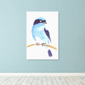 Blauer Vogel Leinwanddruck (Insitu (Holzboden))