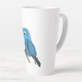 Blauer Vogel Milchtasse (Rechte Ecke)