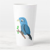 Blauer Vogel Milchtasse (Vorderseite)