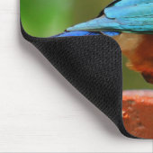 Blauer Vogel Mousepad (Ecke)