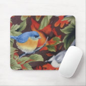 Blauer Vogel Mousepad (Mit Mouse)