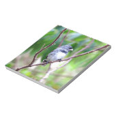 Blauer Vogel Notizblock (Rotiert)