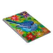 Blauer Vogel Notizblock (Rechte Seite)