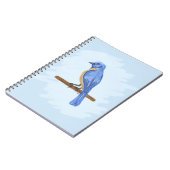Blauer Vogel Notizblock (Linke Seite)