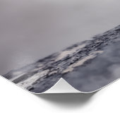 Blauer Vogel Poster (Ecke)