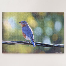 Blauer Vogel Puzzle