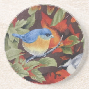 Blauer Vogel Sandstein Untersetzer