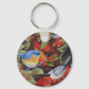 Blauer Vogel Schlüsselanhänger