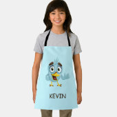 Blauer Vogel Schürze (Insitu)