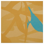 Blauer Vogel Stoff (Muster)