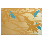 Blauer Vogel Stoff (Fat Quarter (45,7 x 55,9 cm))