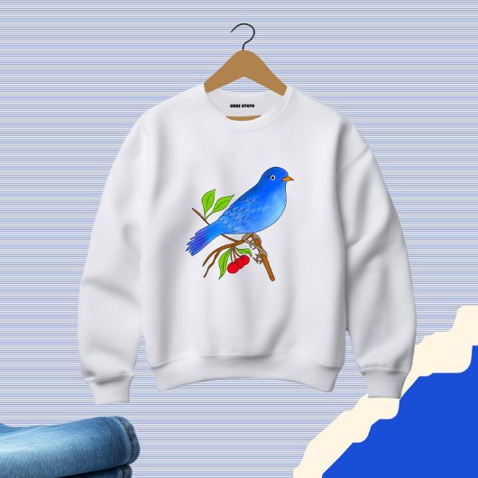 Blauer Vogel Sweatshirt
