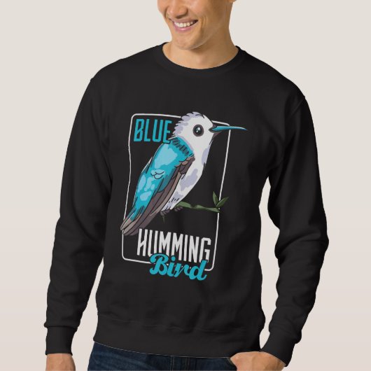 Blauer Vogel Sweatshirt (Vorderseite)