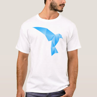 blauer Vogel T-Shirt