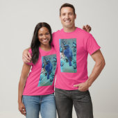 Blauer Vogel T-Shirt (Unisex)