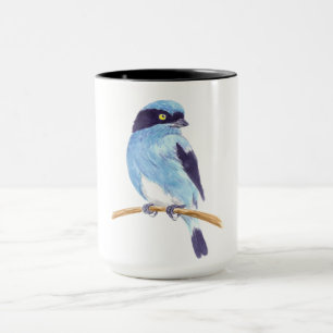 Blauer Vogel Tasse