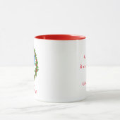 Blauer Vogel Tasse (Zentrum)