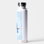 Blauer Vogel Trinkflasche (Links)