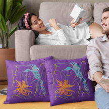 Blauer Vogel und Vogel des Paradieses