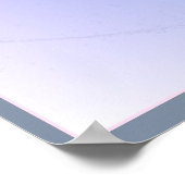 Blauer Vogel von Grace Poster (Ecke)