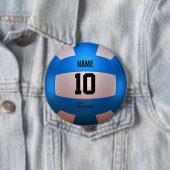 Blauer Volleyball Button (Beispiel)