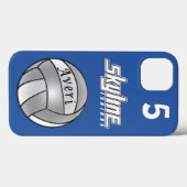 Blauer Volleyball iPhone 6 Kasten Xtreme stark Case-Mate iPhone Hülle (Rückseite (Horizontal))