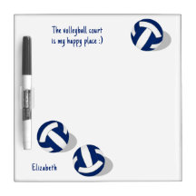 Blauer Volleyballplatz mein Happy