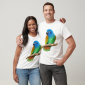 Blauer vorangegangener Pionus Papageien-T - Shirt (Unisex)
