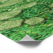 Blauer Vorsitz Poster (Ecke)