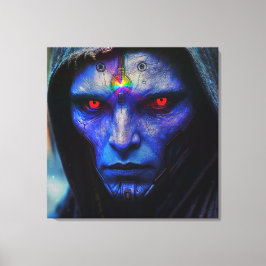 Blauer Wächter der Galaxy Leinwanddruck