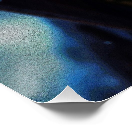 Blauer Wächter der Galaxy Poster (Ecke)