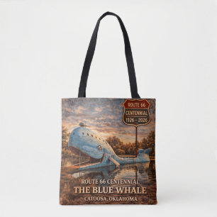 Blauer Wal Catoosa Route 66 Oklahoma Geschenk Tasche