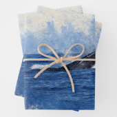 Blauer Wal Geschenkpapier Set (Beispiel)