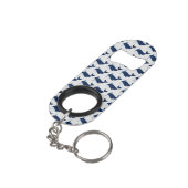 Blauer Wal, Maritim Mini Flaschenöffner (Rückseite Schrägansicht)